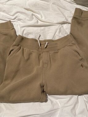 Polo by Ralph Lauren Kids Khaki/Tan Sweatpants with Drawstring